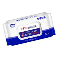Оптовая Продажа с фабрики спиртовые салфетки 80 штук Ni Run 75% спирта бытовые салфетки кусок ноги добыча влажной ткани