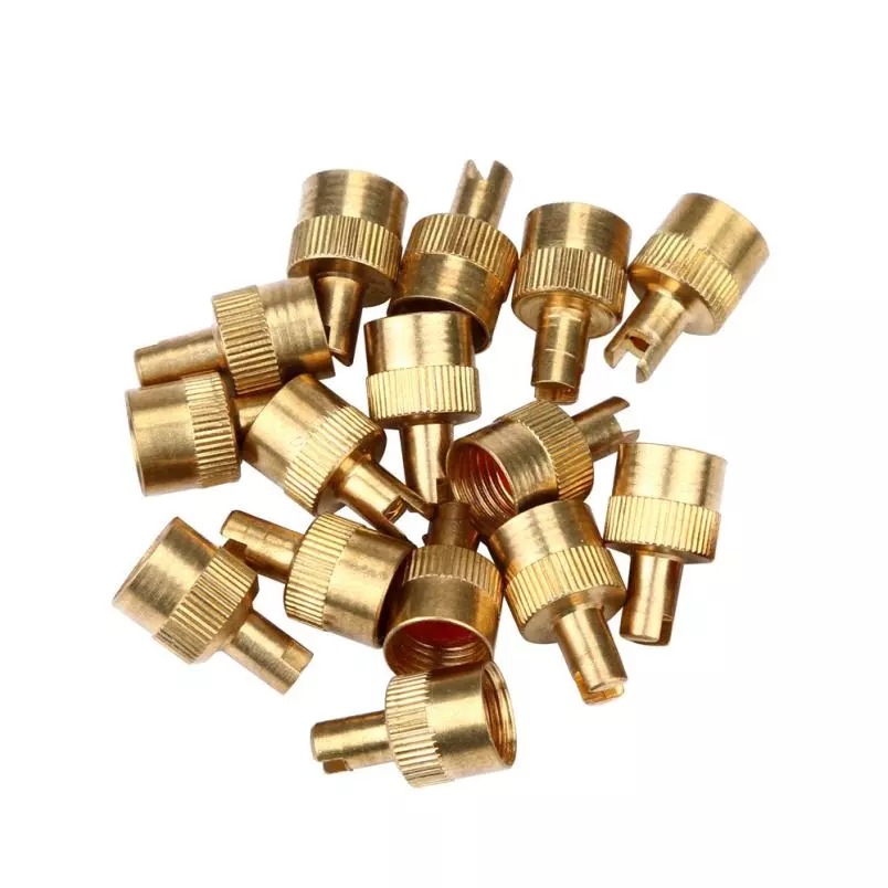 Copper car tire tool cap, copper-nickel valve stem cap, valve cover