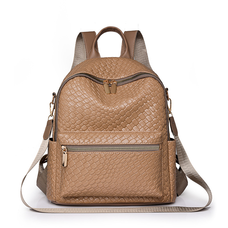 Venta al por mayor transfronteriza 2023 nueva mochila multifuncional de doble uso para mujer casual moda color sólido mochila de gran capacidad marea