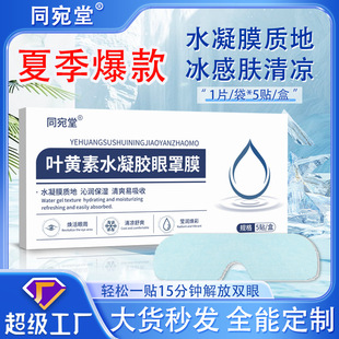 Lutein Gel Eye Mask Hydrogel Ice Eye Mask Student Children Myopia Eye Protection Patch Cold Compress Eye Mask Eye Patch