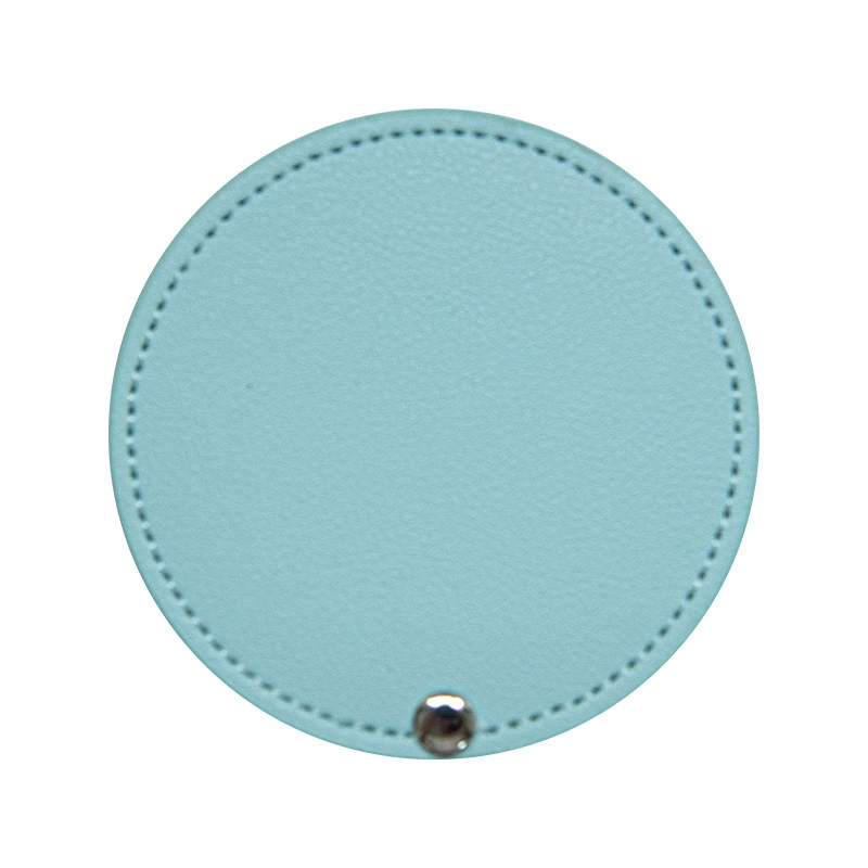 Fashionable polyurethane multicoloured handheld small mirror