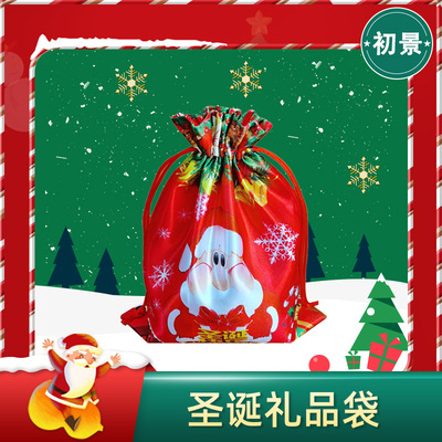 新款圣诞节用品圣诞礼品袋圣诞苹果袋 平安夜苹果盒圣诞节糖果袋|ms