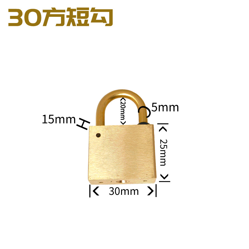 Cerradura de cobre cerradura de cobre cerradura cerradura cerradura cerradura de tanque de gas cerradura cerradura impermeable cerradura de caja de medidor eléctrico cerradura industrial