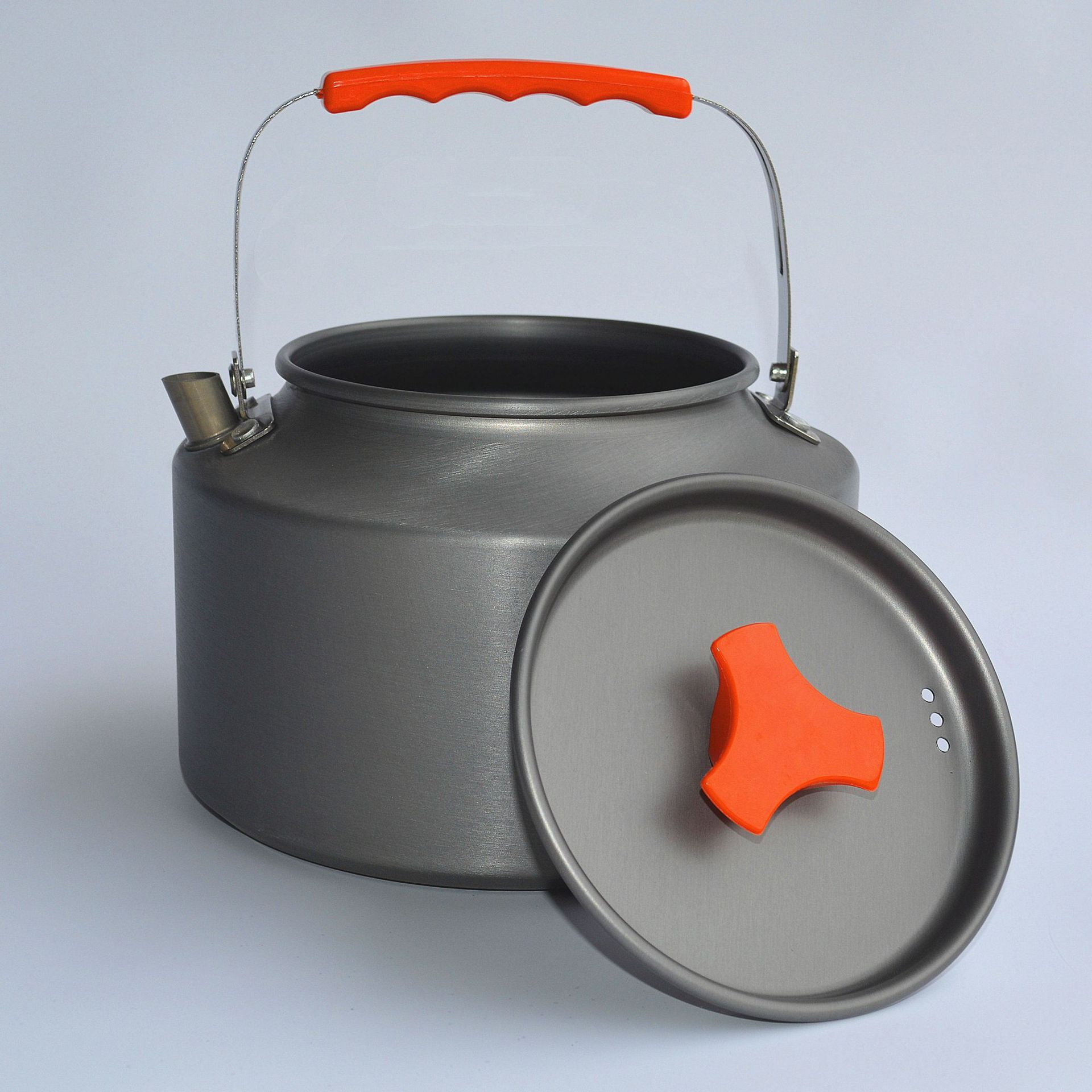 2 L Outdoor Portable Camping Kettle Hard Oxide Aluminum Alloy Coffee Pot