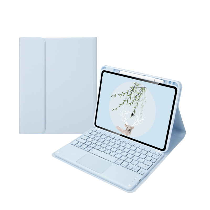 For ipad pen slot protective cover Thai Bluetooth keyboard pro11 air4 silicone 10.2 inch 10.5 For ipad pen slot protective cover Thai Bluetooth keyboard pro11 air4 silicone 10.2 inch 10.5