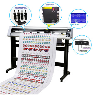 T48A camera Computer Edge patrol engraving machine reflective film car sticker engraving machine instant sticker automatic cutting machine free shipping