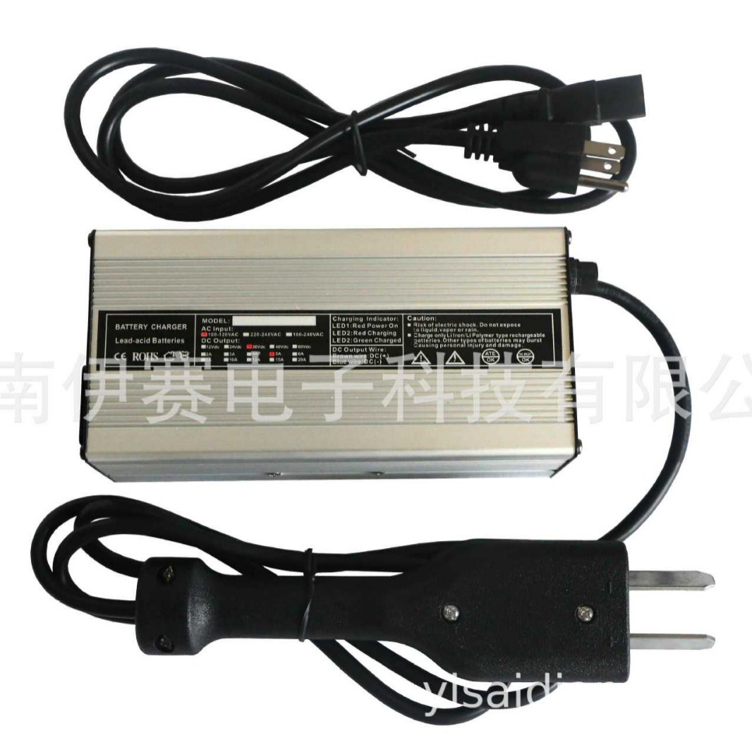 48V6A美规高尔夫球车充电器 71.4v5A智能铅酸电池充电器