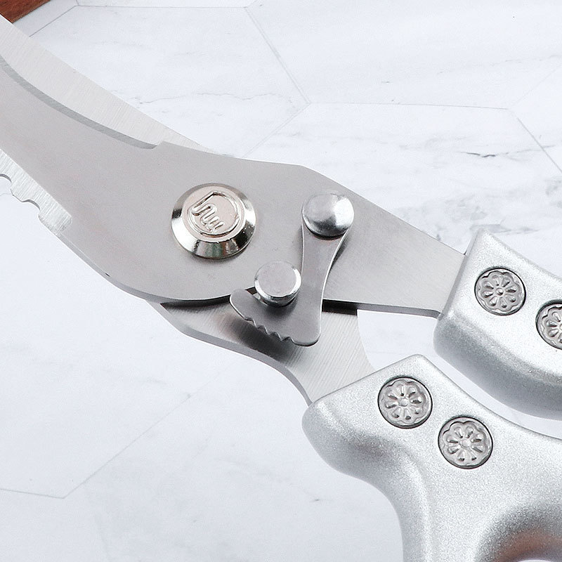 Fábrica directa tijeras de hueso de pollo de cocina multifuncional poderosas tijeras de hueso de pollo para matar pescado y asado tijeras de rebote de alimentos especiales