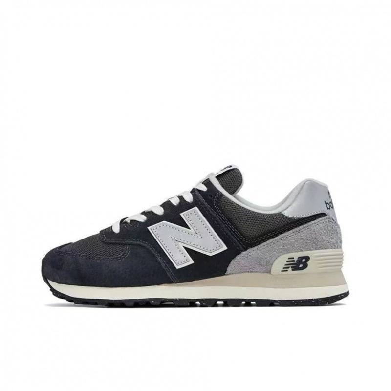 Pure original Putian New Balance nb574 unisex casual running shoes, versatile jogging shoes, couple's white sneakers, sports shoes