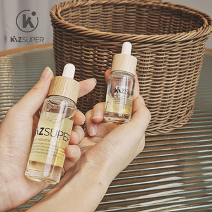 In stock and fast delivery 20ml/30ml dropper glass essence bottle wooden cover 50ml cream bottle frosted glass wide mouth bottle