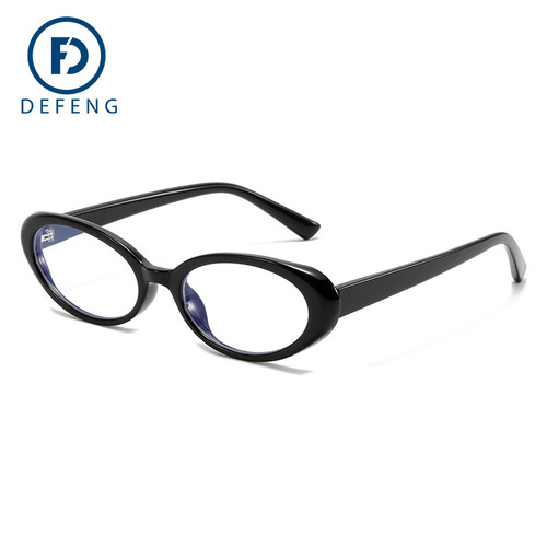韩版新款时尚透明色椭圆框小脸眼镜框配高度可配近视TR90G8094