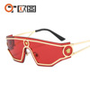 Human head, metal brand fashionable sunglasses suitable for men and women, new collection