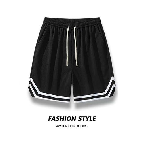 Fashion Loose Basketball Pants Quick-Drying Training Five-Finger Pants Trendy Loose Knee-Length Shorts for Men Sports Running Fitness