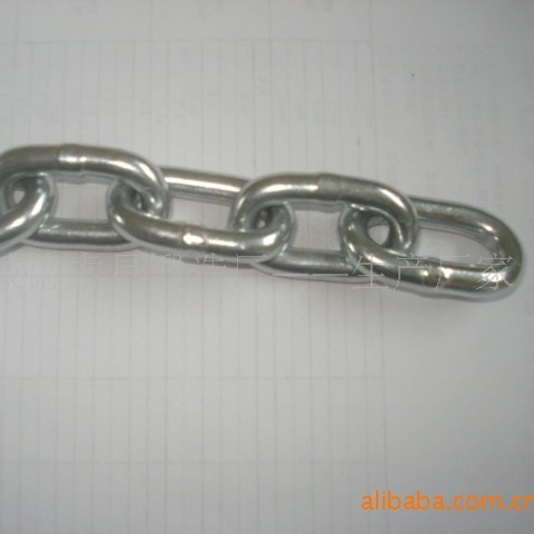 铁链链条栓狗栓牛链子景观护栏防盗铁锁链河道防护德国DIN766链条