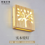 Креативное современное и минималистичное бра для гостиной для коридора, светодиодный японский фонарь для кровати, принт