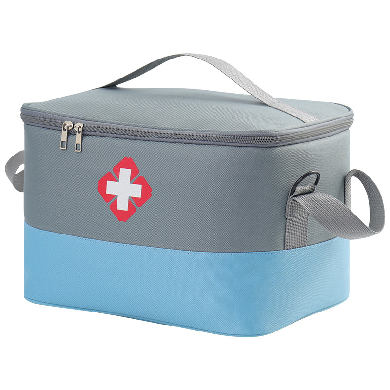 Hogar de gran capacidad bolsa de primeros auxilios portátil medicina portátil organización bolsa de almacenamiento grande impermeable bolsa de viaje de emergencia