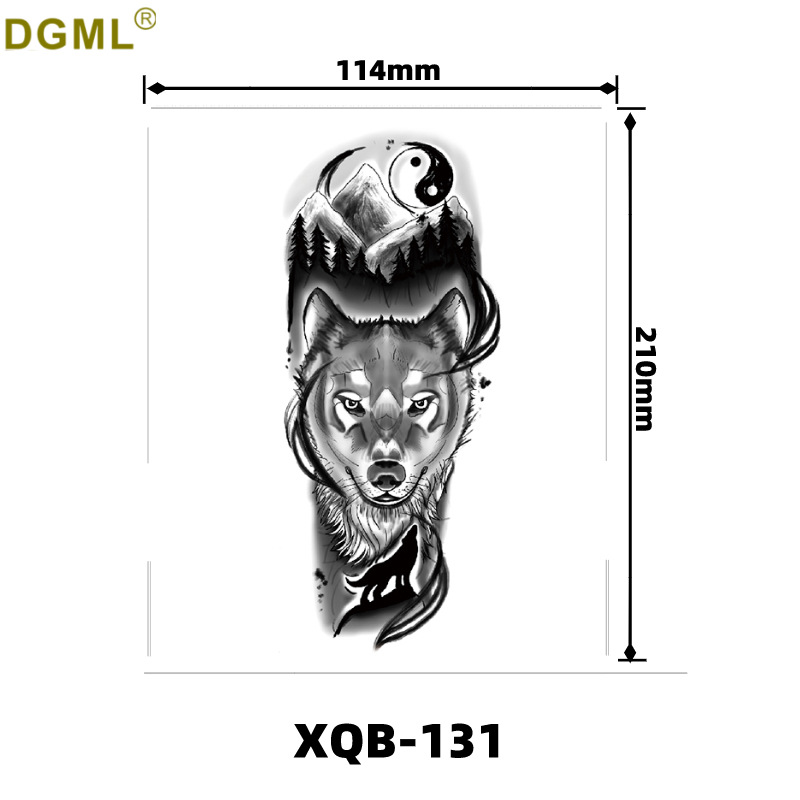 Pegatinas de tatuaje dibujos animados flor brazo pegatinas medio brazo completo oso ciervo divertido transfronterizo color creativo tatuaje pegatinas al por mayor