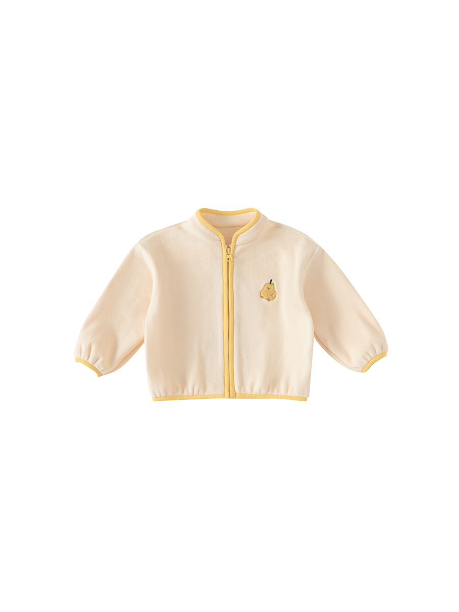 Yubao ropa infantil chaqueta de invierno nueva niñas más veludo engrosado bebé calentado con chaqueta de niño cardigán