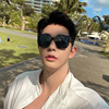 Men's sunglasses, glasses solar-powered, trend sun protection cream, 2022 collection, internet celebrity, UF-protection