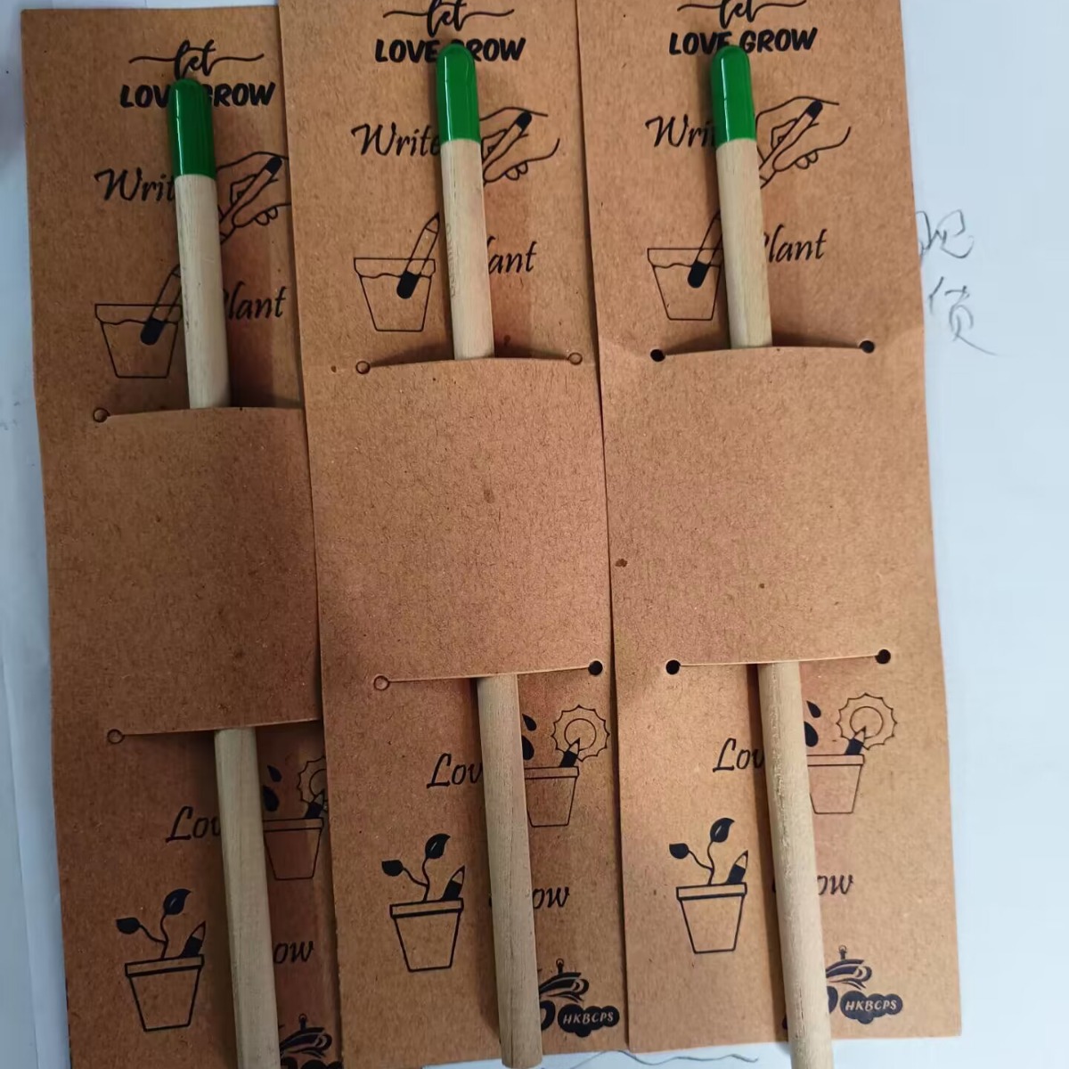 Cápsula degradable semilla germinación lápiz creativo lápiz escritura Escuela Primaria estudiante lápiz educativo al por mayor