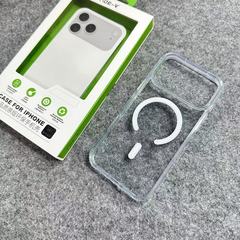 tider冰透磁吸系列适用于iphone17pro max透明PC背板软边防摔