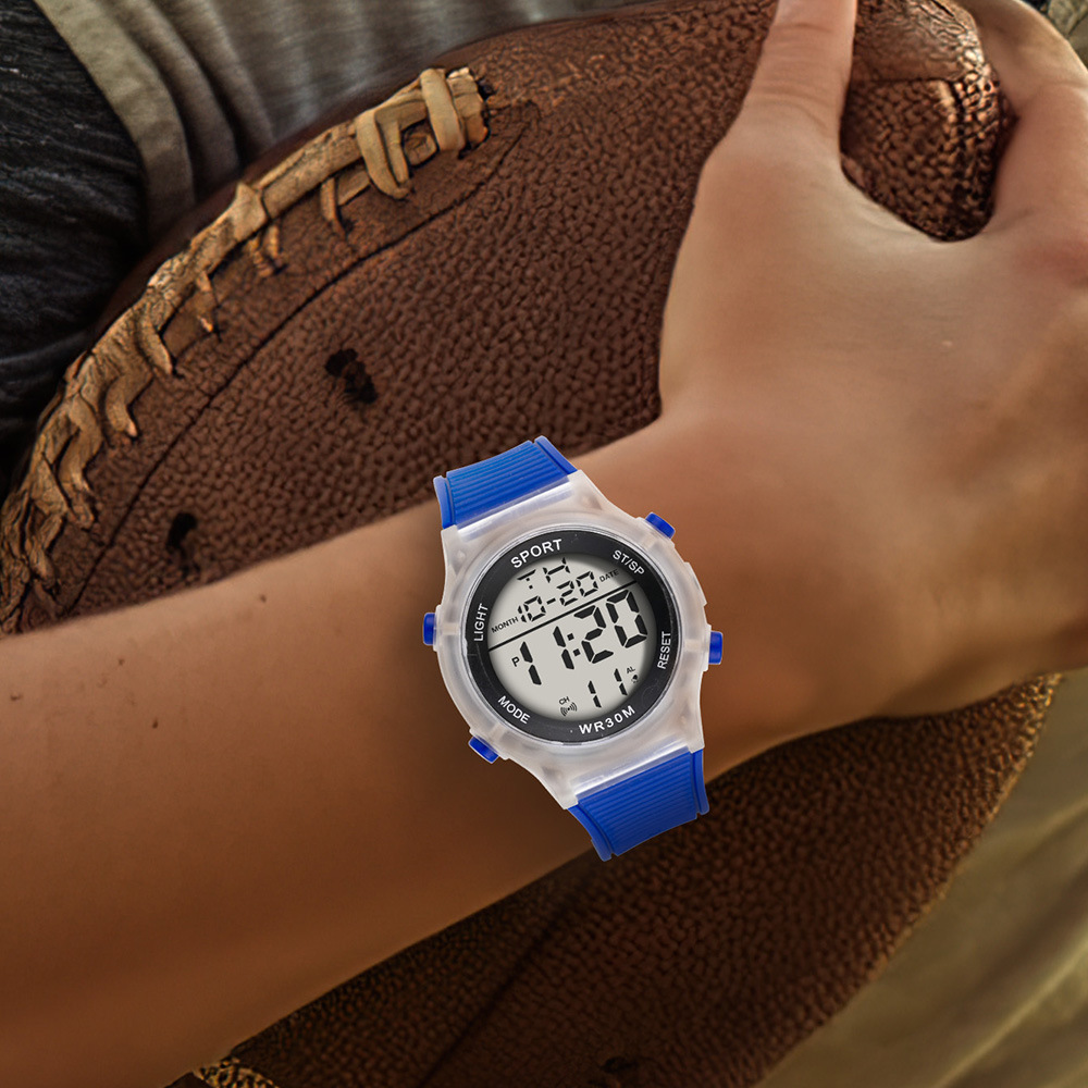 2025 nuevo aprendizaje reloj para niños reloj electrónico deportivo alarma luminosa multifuncional fábrica de relojes electrónicos al por mayor