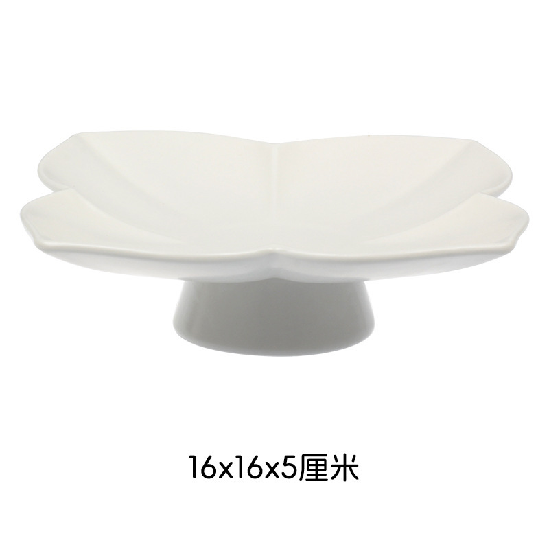 白磁クラフト、シンプルスタイル、高級感、創作花の賛歌、陶磁器食器セット、お手入れ簡単食器セット|undefined
