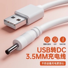 ラウンドヘッドラウンドホール充電ケーブル USB から 3.5 データケーブル Luna 洗顔器ラウンドホールおもちゃの電源に適しています