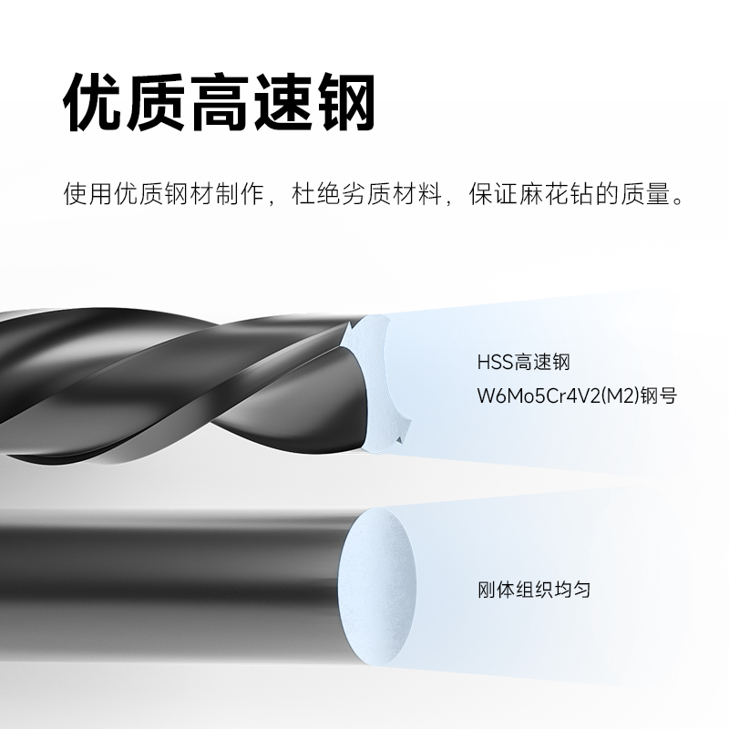 9P1E直柄麻花钻头HSS高速钢含钴钻头电钻钻头钻床钻头3.2-4.2