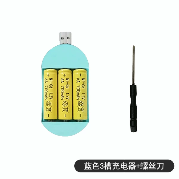 Blue charger, battery charging, screwdriver