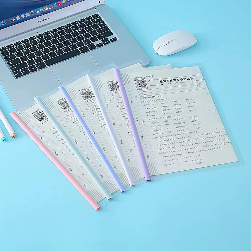 П pumping Clip Folder A3/A4, толстая прозрачная обложка, варианты водяной капли и треугольной штанги