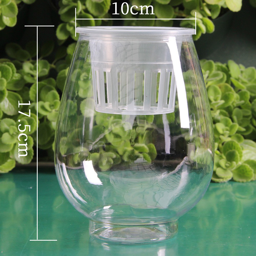 透明な特別な水耕植木鉢水生植物室内容器プラスチック花瓶デスクトップポトスディスプレイ水耕ポット