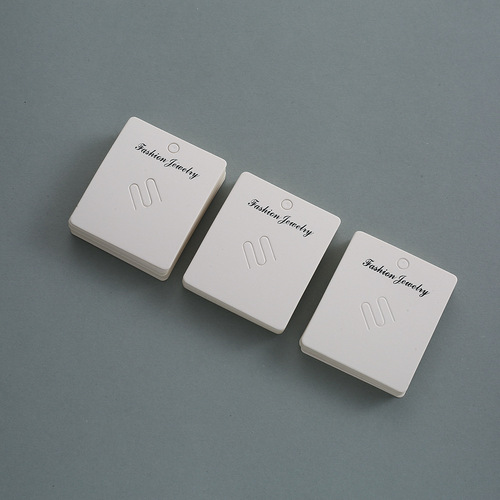 PVC card pin hair clip card earrings jewelry packaging card DIY handmade new simple card wholesale