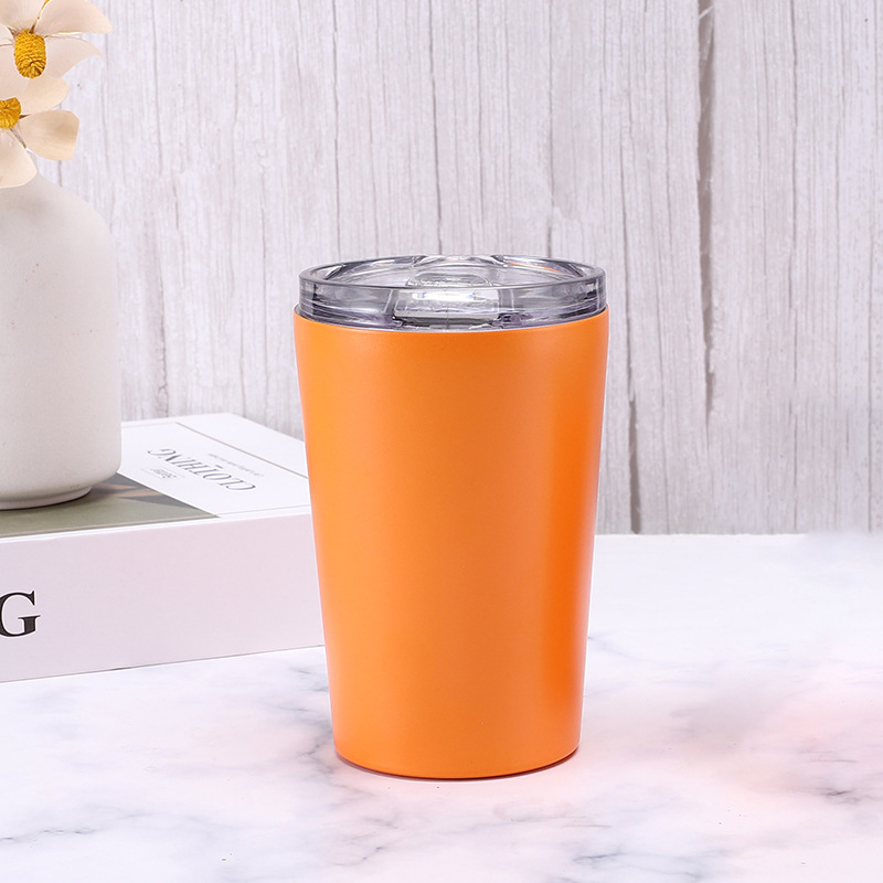 Taza de automóvil nueva transfronteriza Taza de vacío de acero inoxidable para automóvil Taza de automóvil rociada Taza de hielo fría Taza de regalo