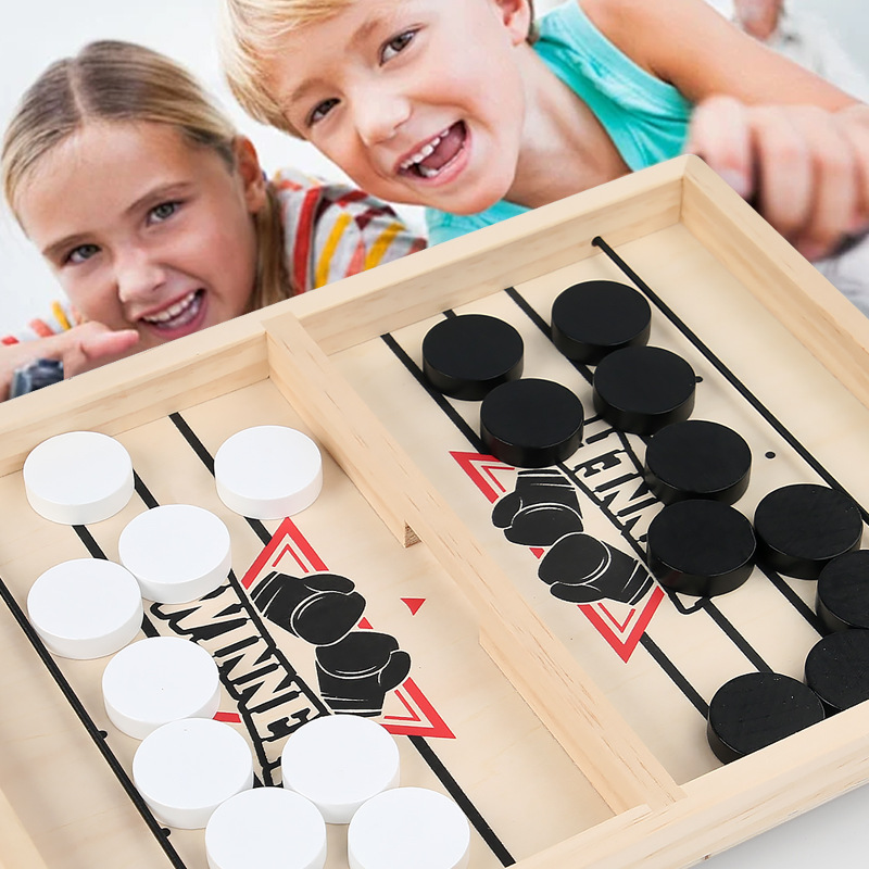 Douyin mismo estilo de juego de madera ajedrez para todas las edades, divertido juego de mesa, catapulta, rompecabezas para niños, juguetes interactivos para padres e hijos