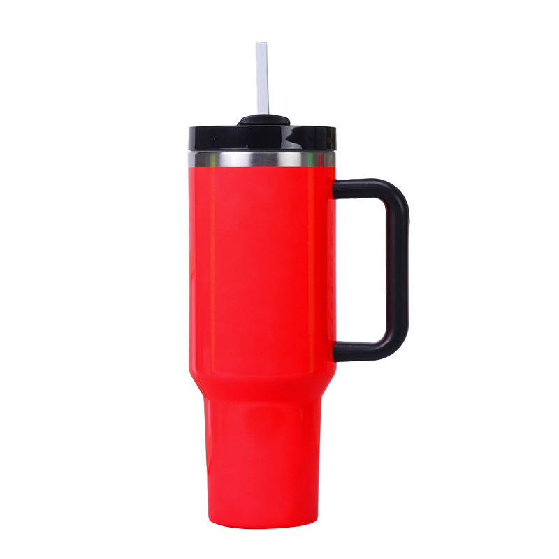 Amazon nuevo 40oz mango helado ventosa 304 taza de coche aislamiento cerveza fría cola taza de agua del coche