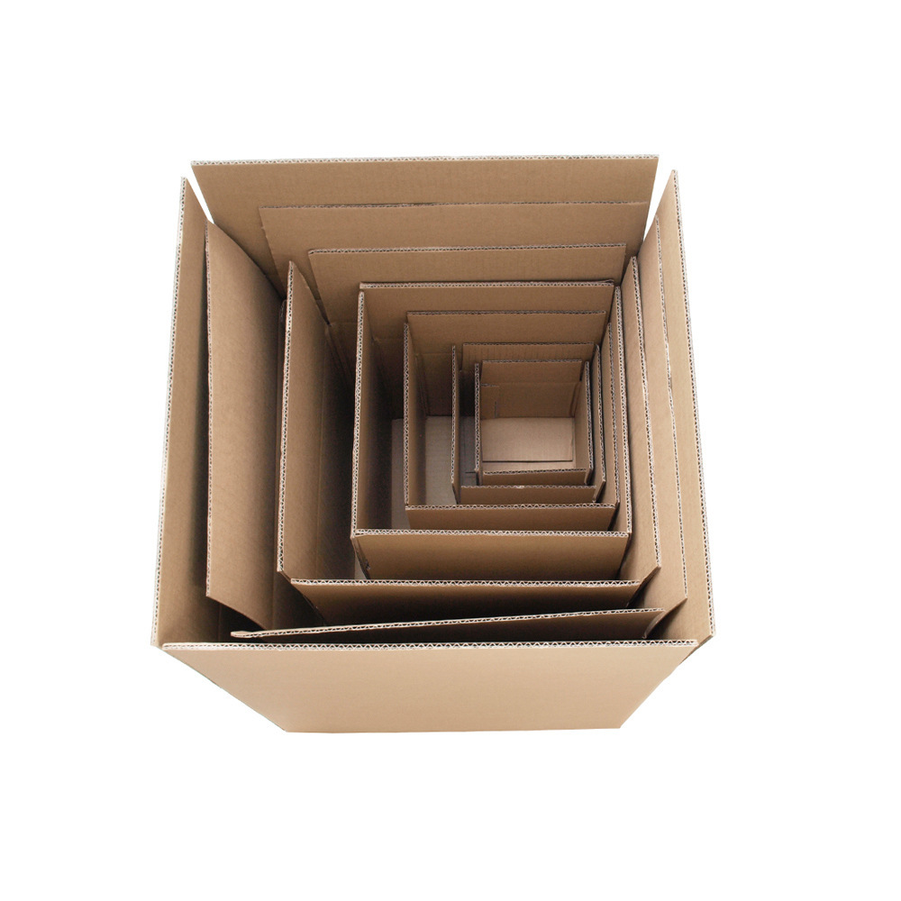 Square corrugated paper box logistics cardboard box, extra hard, SF Express whole piece shipping, three-layer five-layer packaging box