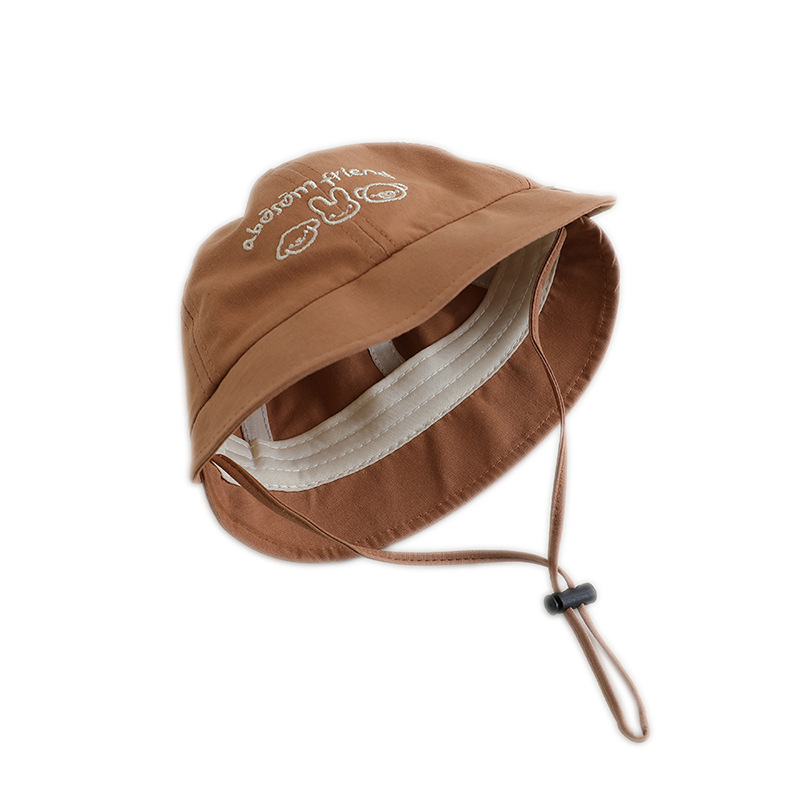 Sombrero de bebé primavera y otoño sombrero pescador sombrero bebé sombrero de sol lindo super lindo sombrero de baño para hombres y mujeres delgado 2025 nuevo