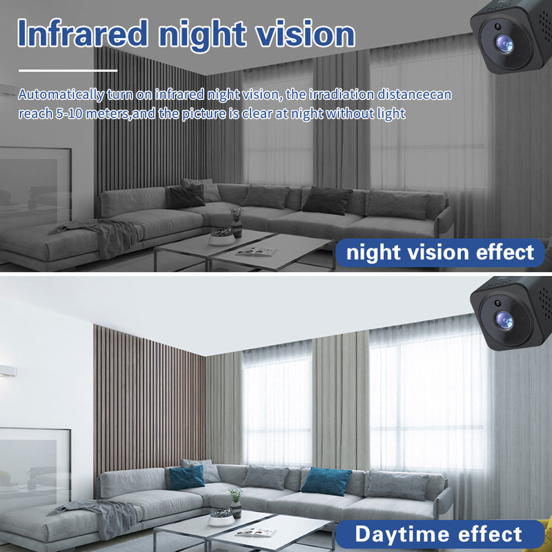 AS02 カメラ HD セキュリティ監視カメラ屋外 wifi ワイヤレススポーツカメラ HD 小さな正方形|undefined