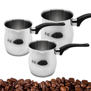 304 Stainless Steel Milk Pot, Milk Pot, Heated Small Milk Pot, Hot Milk Pot, Coffee Pot, Heated Small Pot, Household Hot Oil Pot