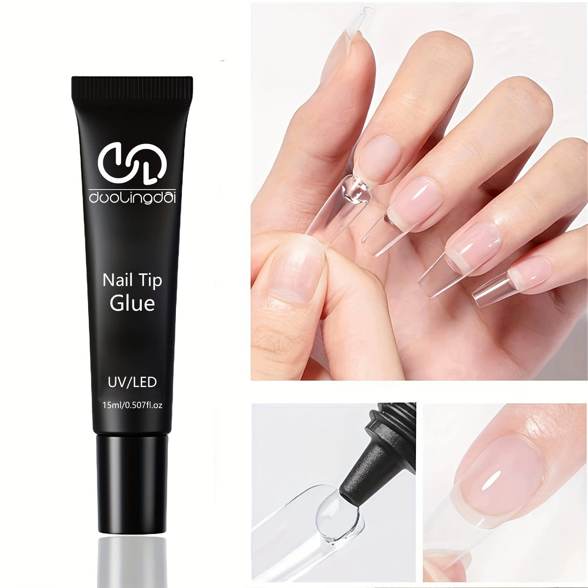 Функциональная резиновая основа для ногтей. Комплект резинового слоя. Съемный нижний слой.