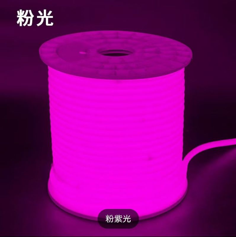 LED フレキシブルライトストリップ 220v360 度ラウンド発光屋外防水照明装飾広告看板ネオンライトストリップ|undefined