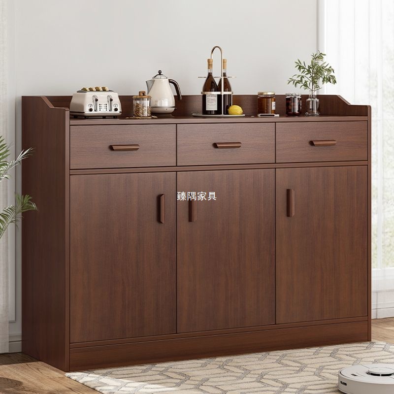 Gabinete de té sala de estar gabinete de comedor artículos domésticos de madera maciza para preparar comidas contra la pared armario de almacenamiento armario de cocina