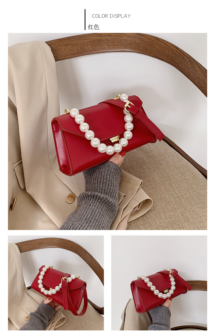 Simple Pearl Square Bag display picture 9