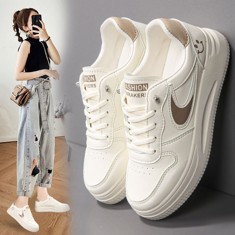 White Shoes for Women Spring 34 Small Size 42 Large Size Women's Shoes 41 42 Fat Wide Fat Sneakers Student Campus Sports Shoes