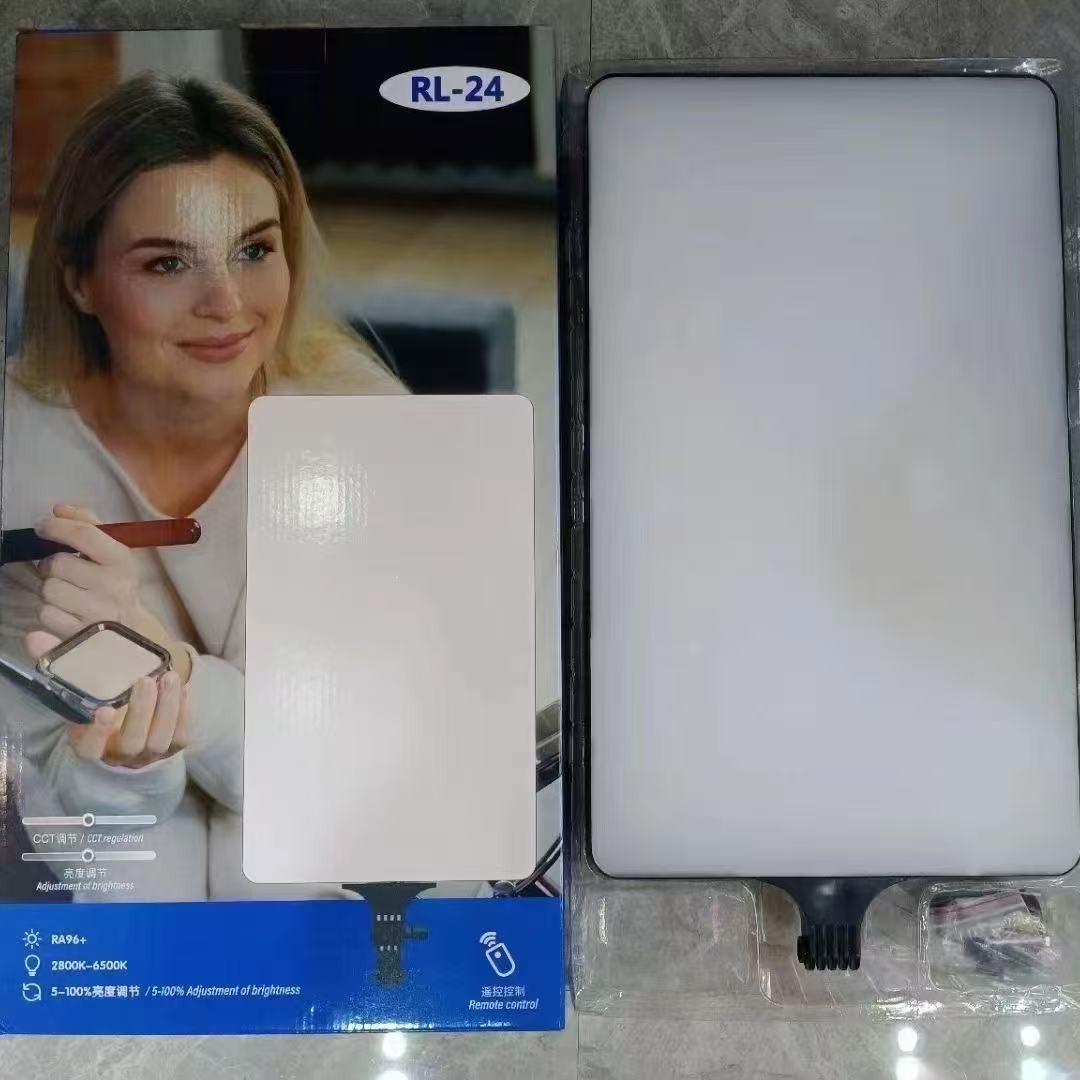 24寸摄影灯19寸方形平板16寸补光灯LED全面直播美颜柔光灯拍摄灯