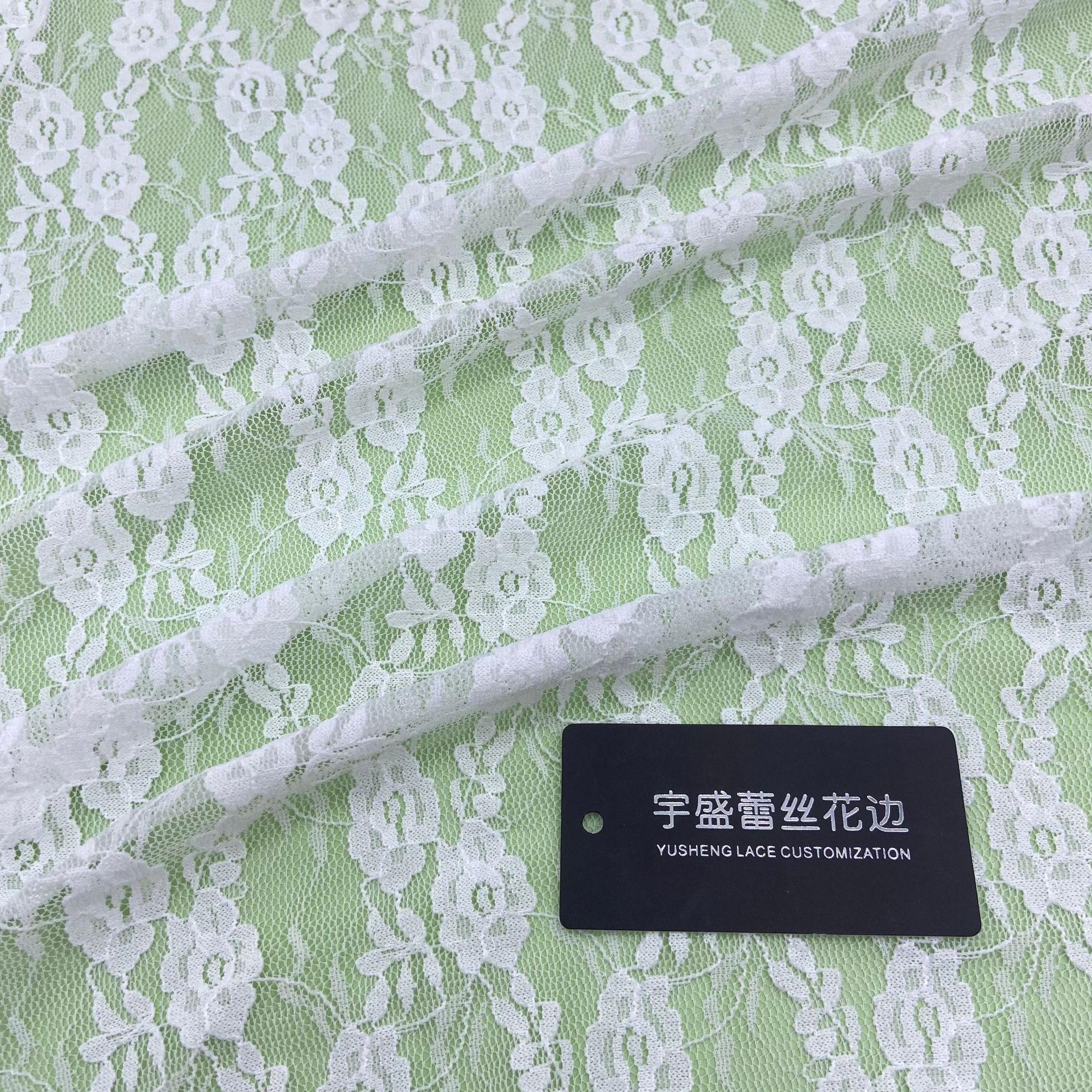 Fabricante de encaje clásico flor de ciruela pequeña vestido de boda accesorios de encaje