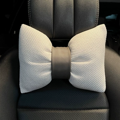 Four Seasons Universal Seat Cushion Cover — Seat cushion, seat cover - bow-tie-grey-headrest-single-no-specifications