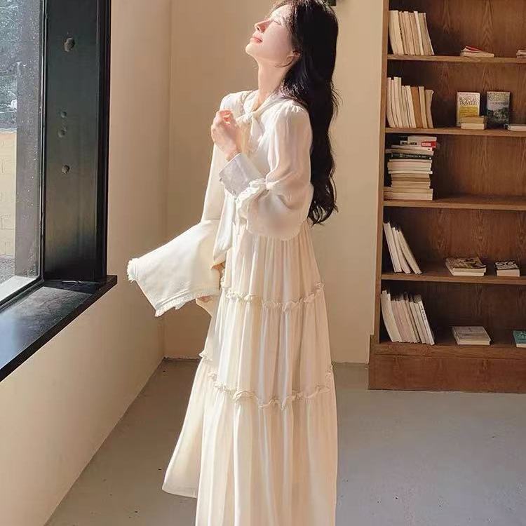 法式气质连衣裙女春秋2025新款大方得体感小香风马甲裙子套装|undefined