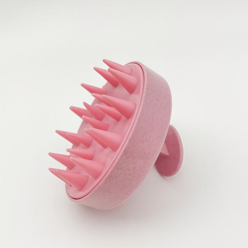 Set de Cepillo para Cabello de Paja Amazon, Botella para Limpieza en Seco, Masaje del Cuero Cabelludo, Tinte para el Cabello, Lavado de Cabello, Peluquería, Baño, Cepillo para Champú